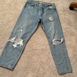Levi Wedgie straight Jeans